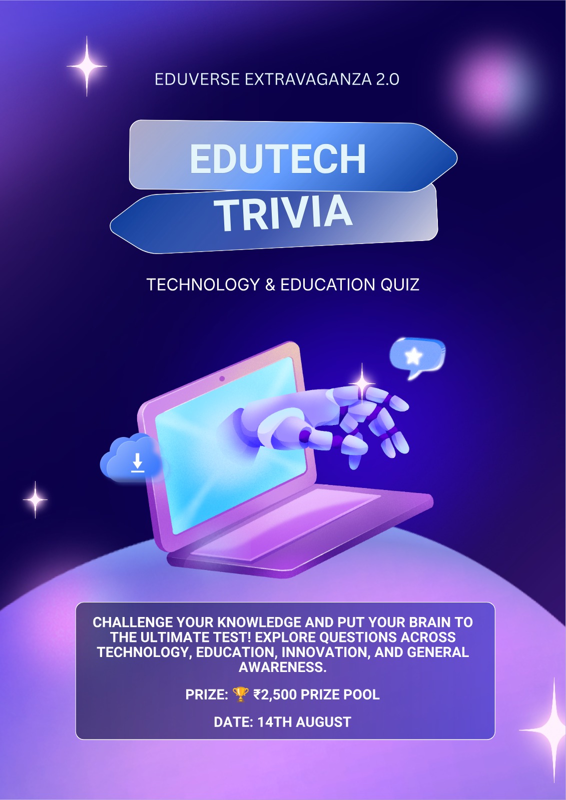EduTech Trivia — Eduverse Extravaganza 2.0 2026 event poster